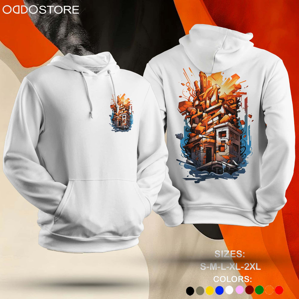 Burning House Unisex Hoodie