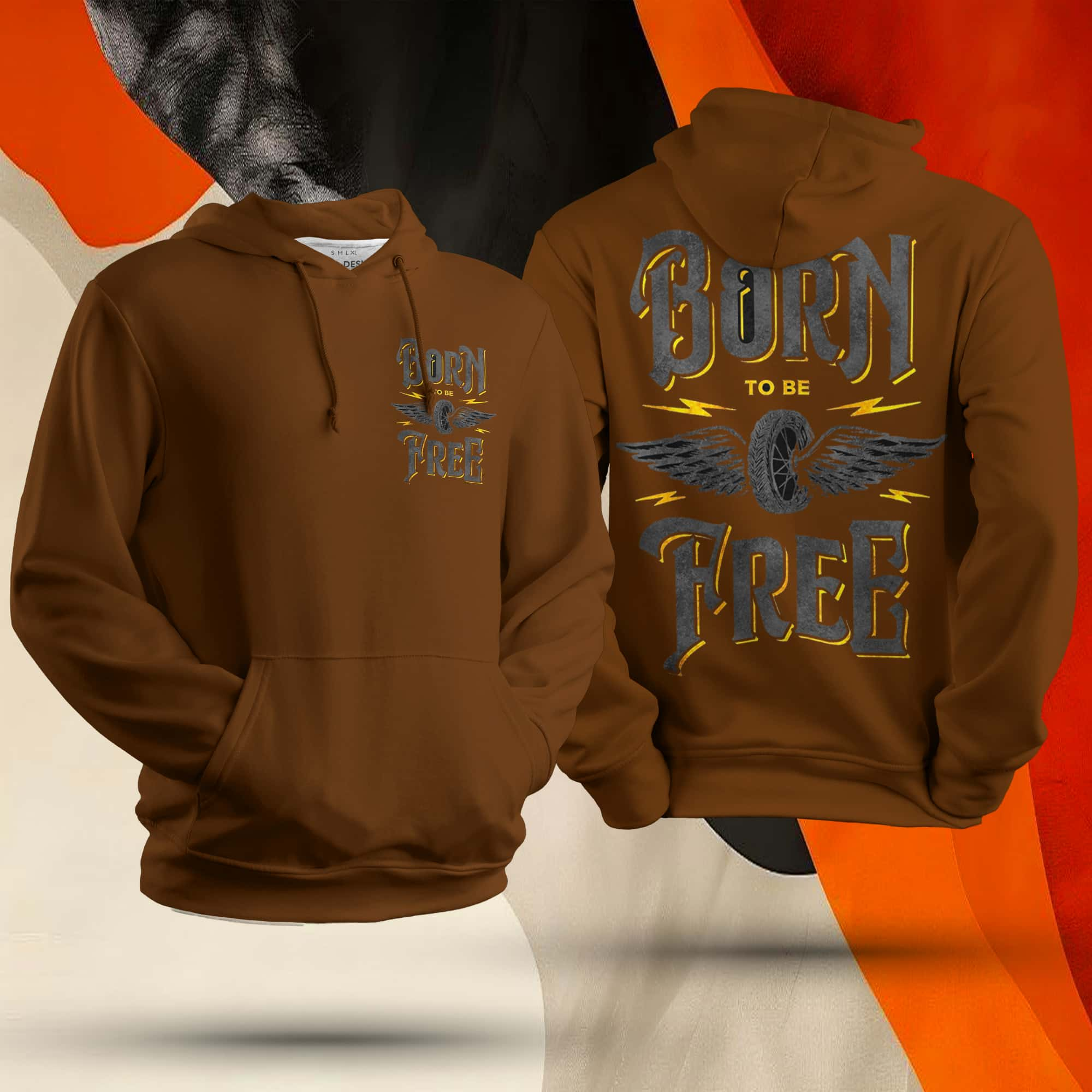 Born To Be Free Unisex Hoodie