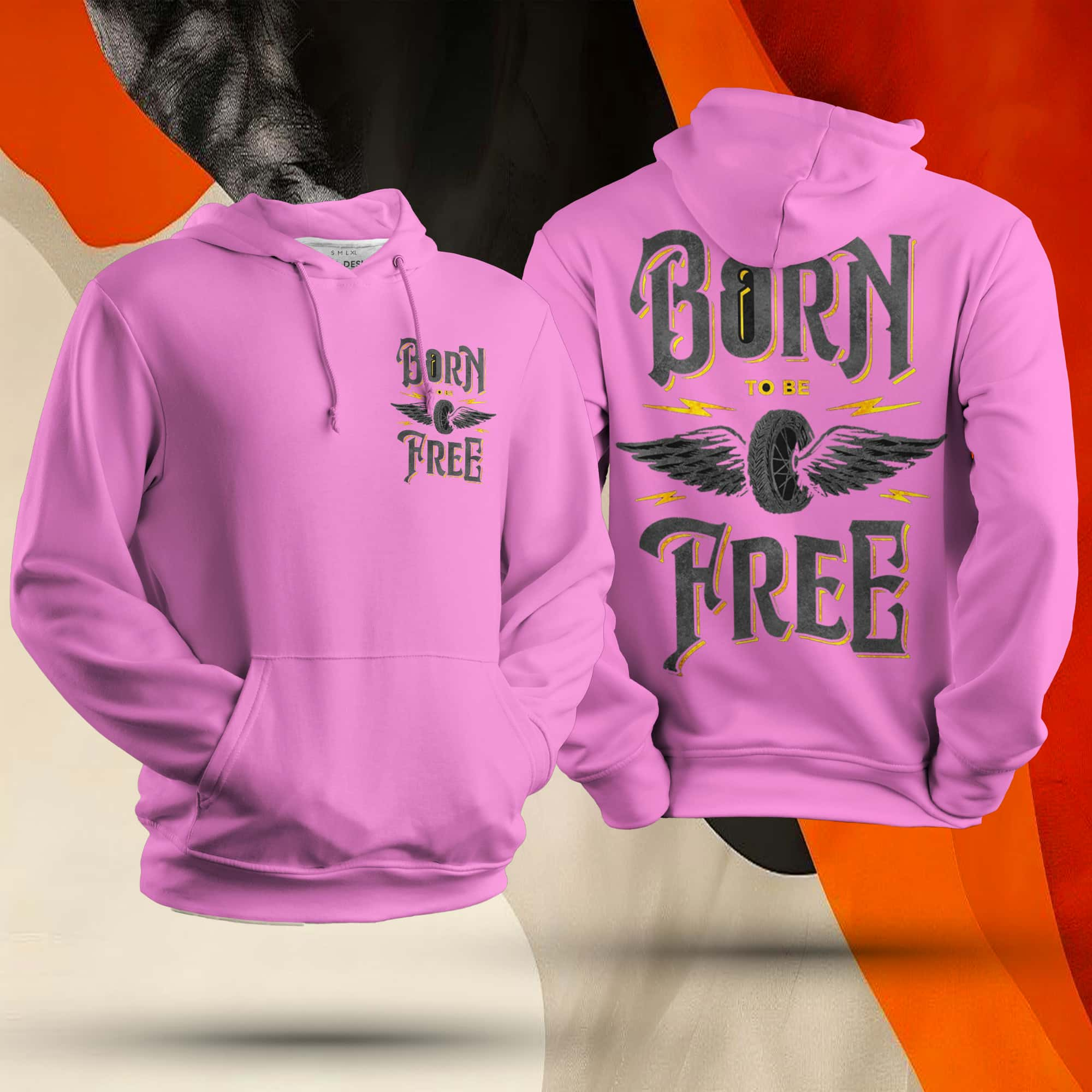 Born To Be Free Unisex Hoodie