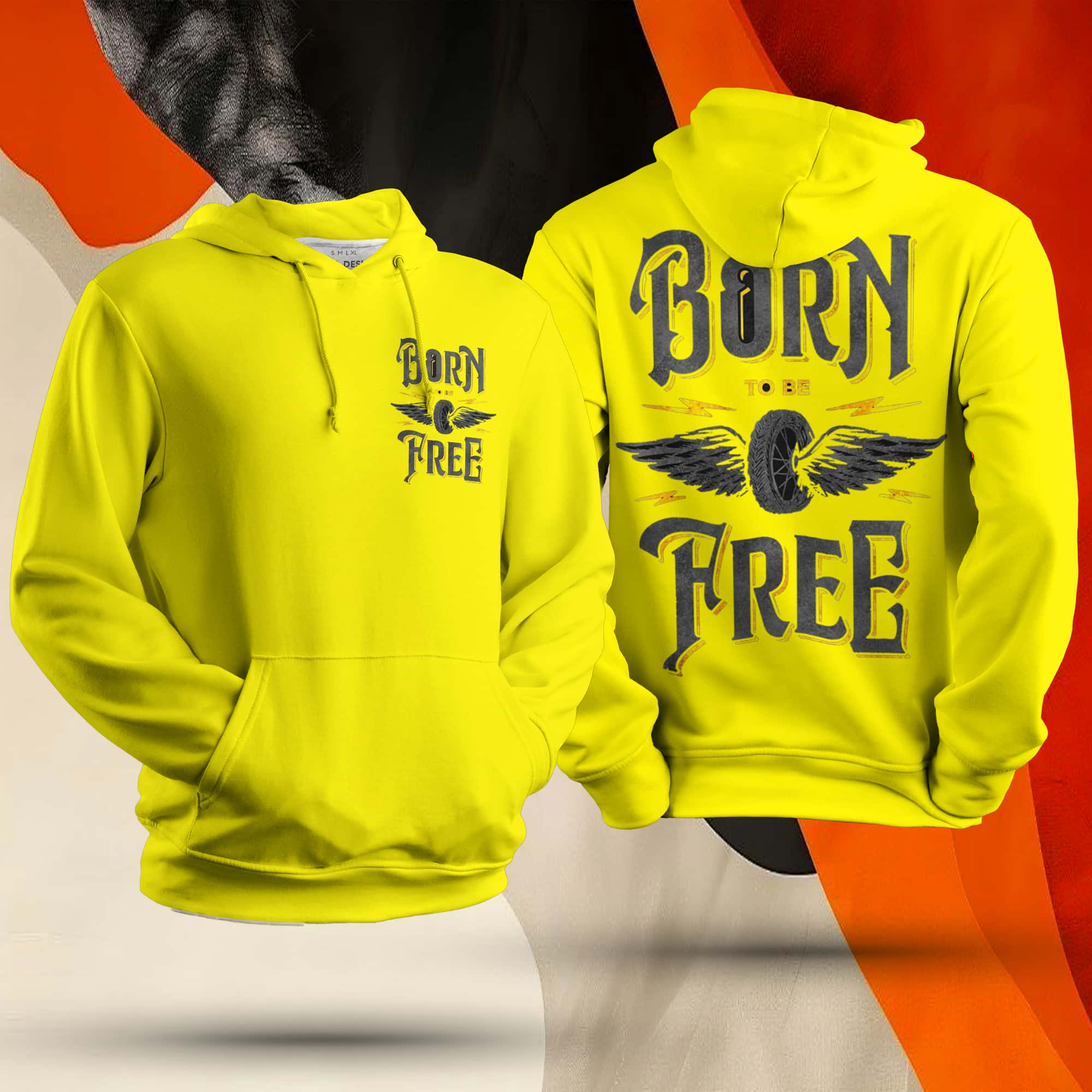 Born To Be Free Unisex Hoodie