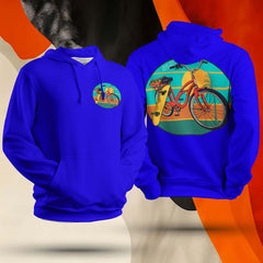 Cycle Sunset View Unisex Hoodie