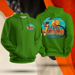 Cycle Sunset View Unisex Hoodie