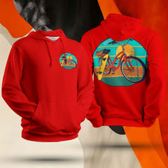 Cycle Sunset View Unisex Hoodie