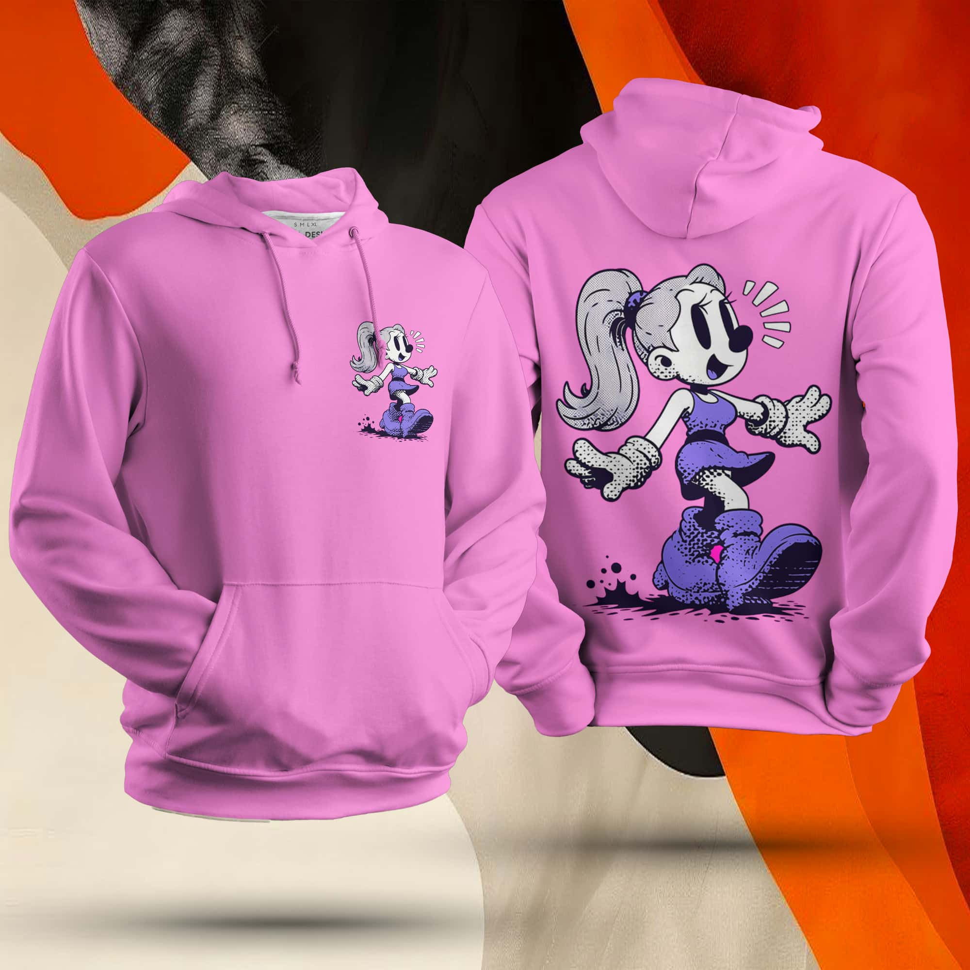 Girl Cartoon Unisex Hoodie