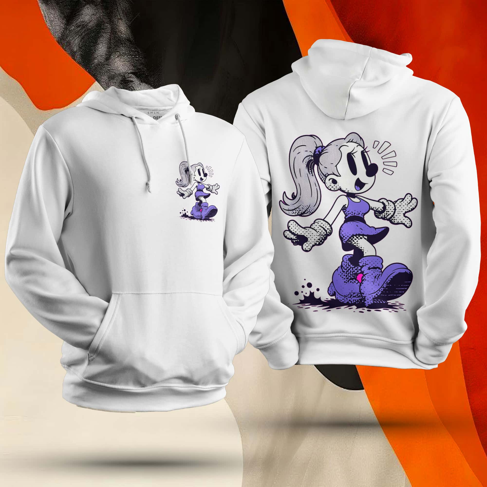 Girl Cartoon Unisex Hoodie