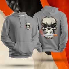 Skeleton With Cigarette Unisex Hoodie