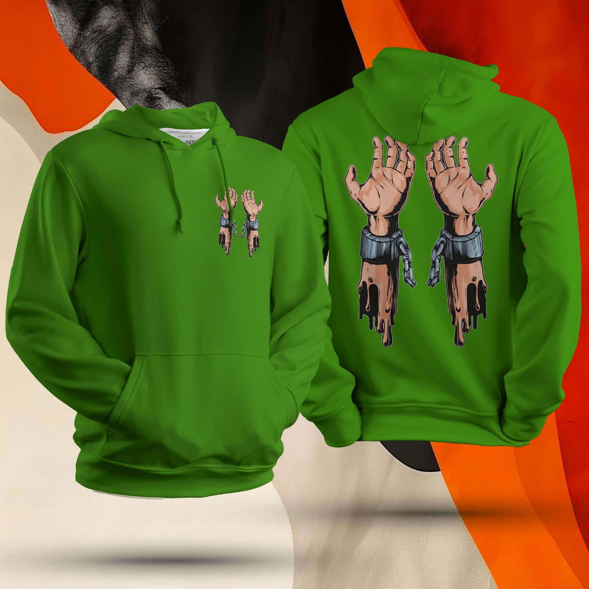 Hand Cuff Unisex Hoodie