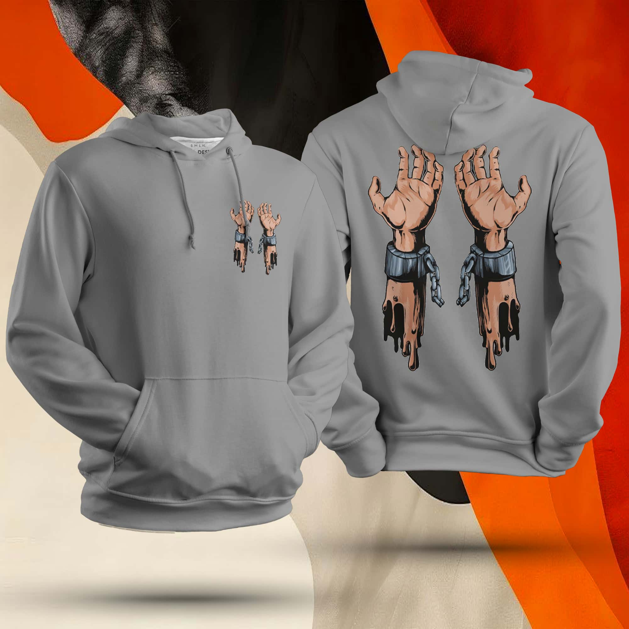 Hand Cuff Unisex Hoodie