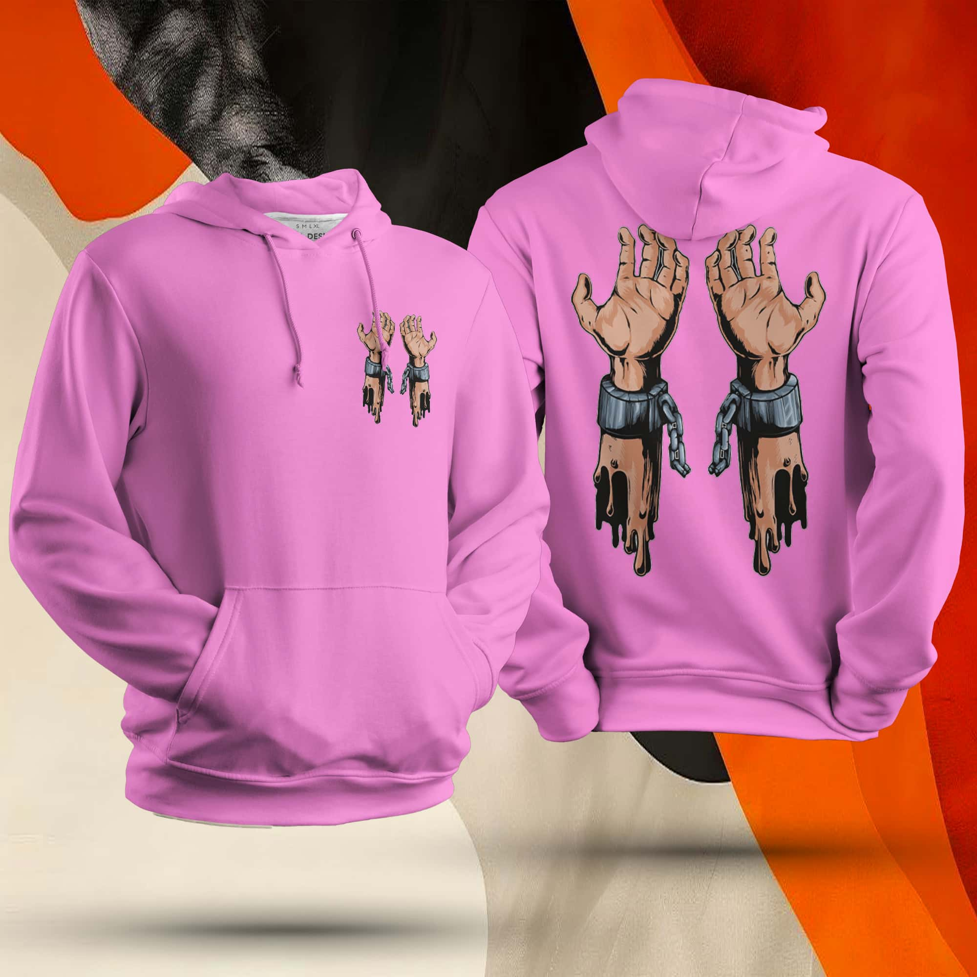 Hand Cuff Unisex Hoodie