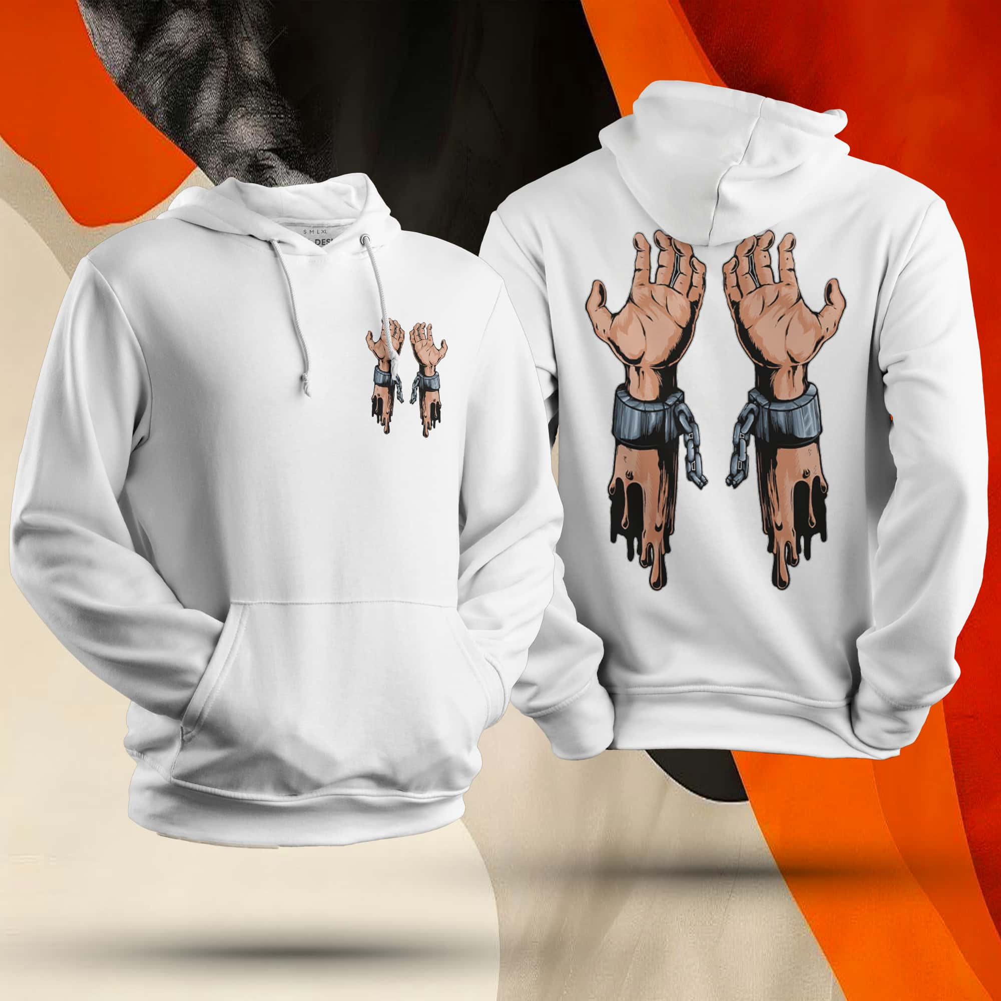 Hand Cuff Unisex Hoodie