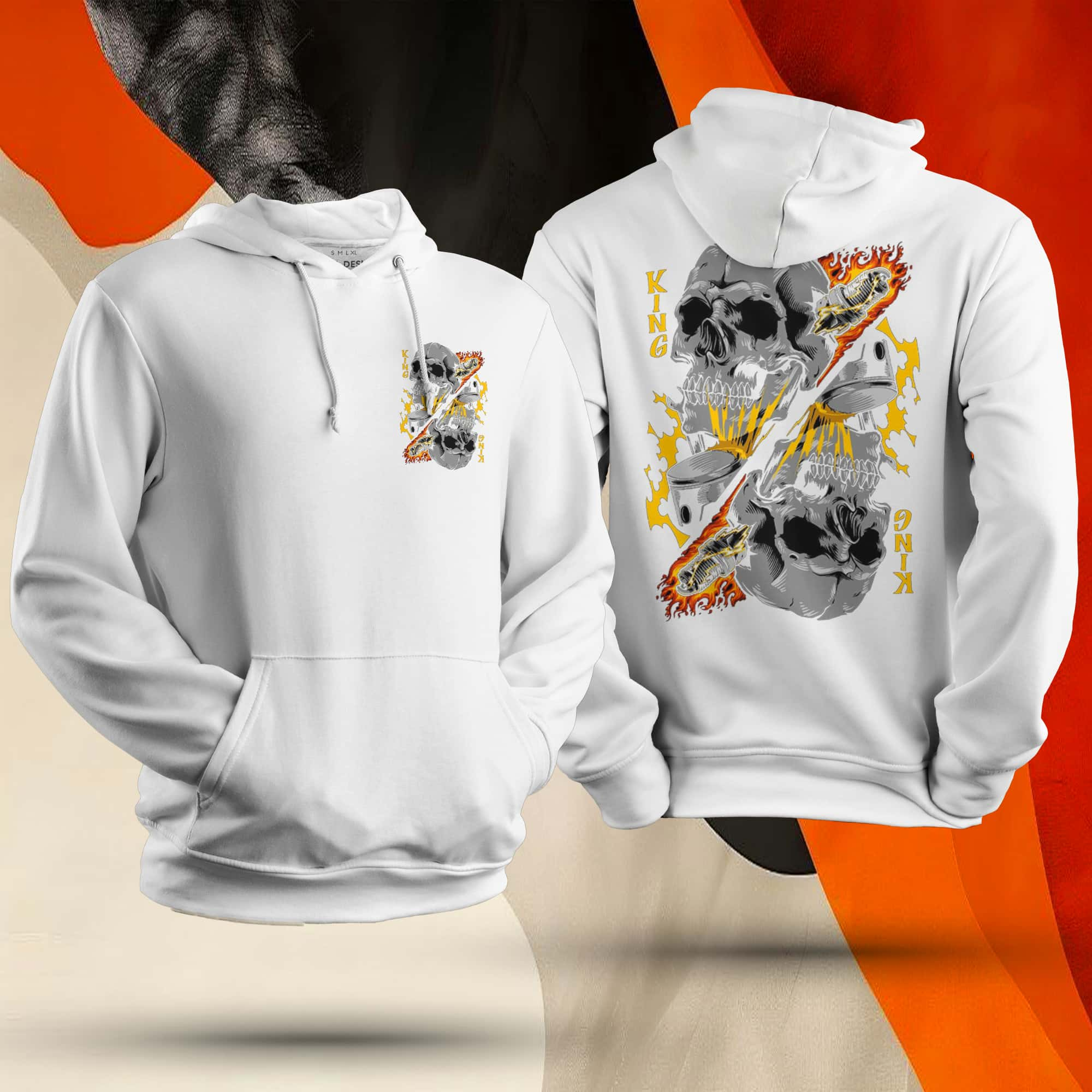 King Skeleton Unisex Hoodie