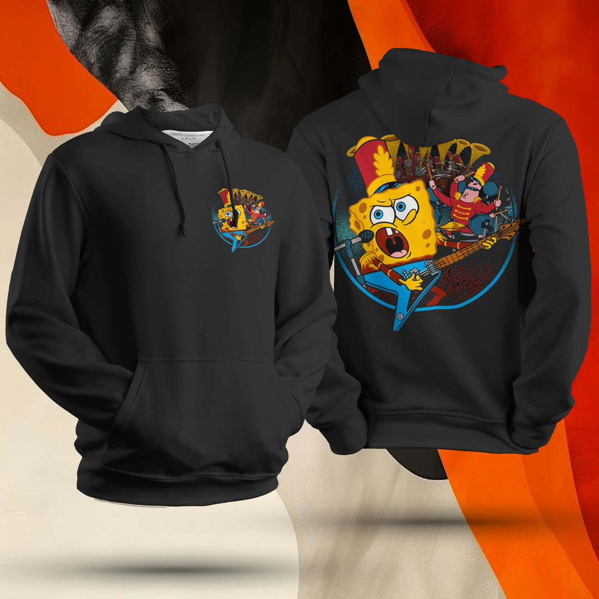 Sponge Bob Rockstar Unisex Hoodie