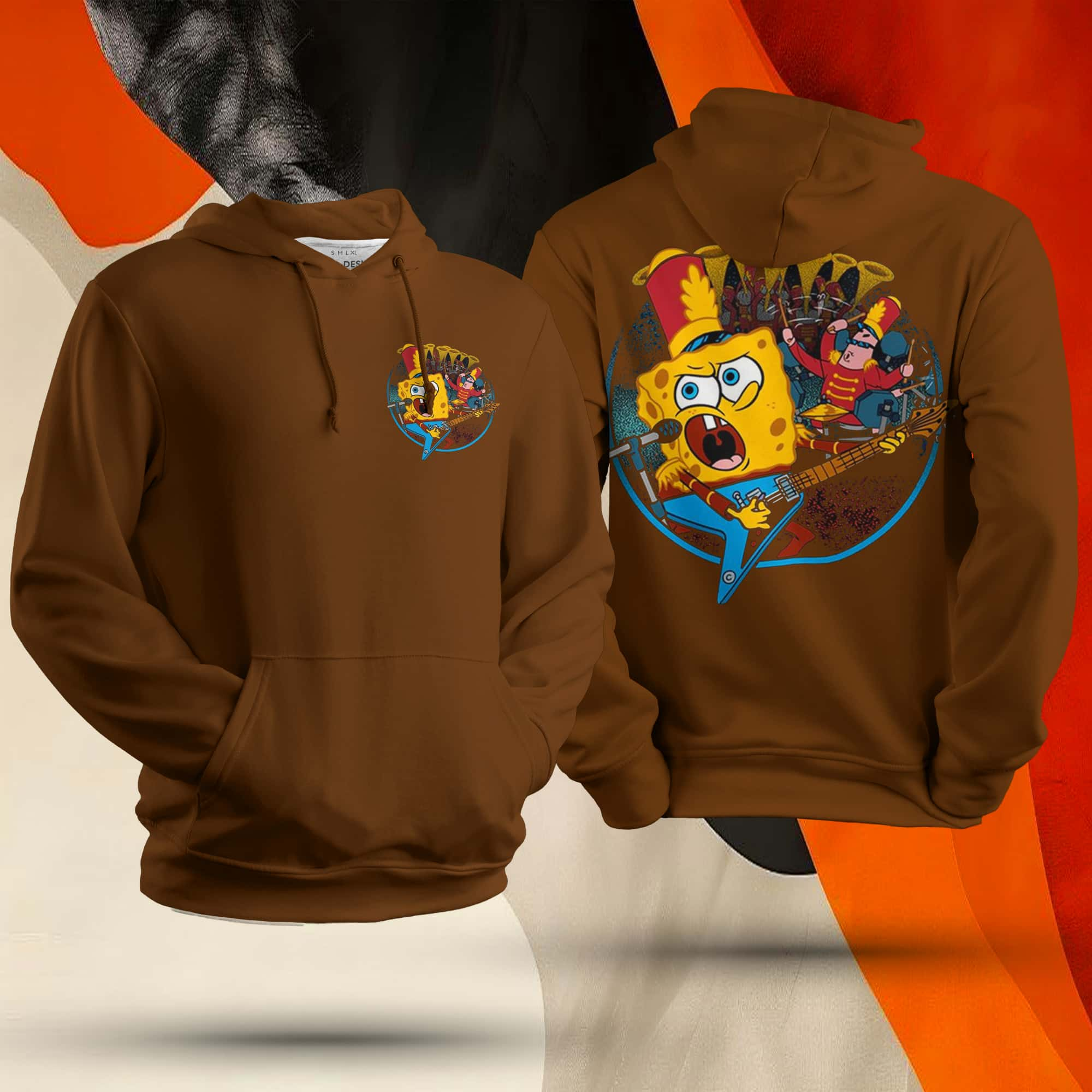 Sponge Bob Rockstar Unisex Hoodie