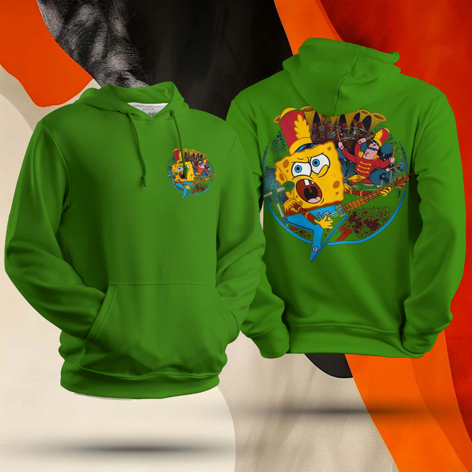 Sponge Bob Rockstar Unisex Hoodie