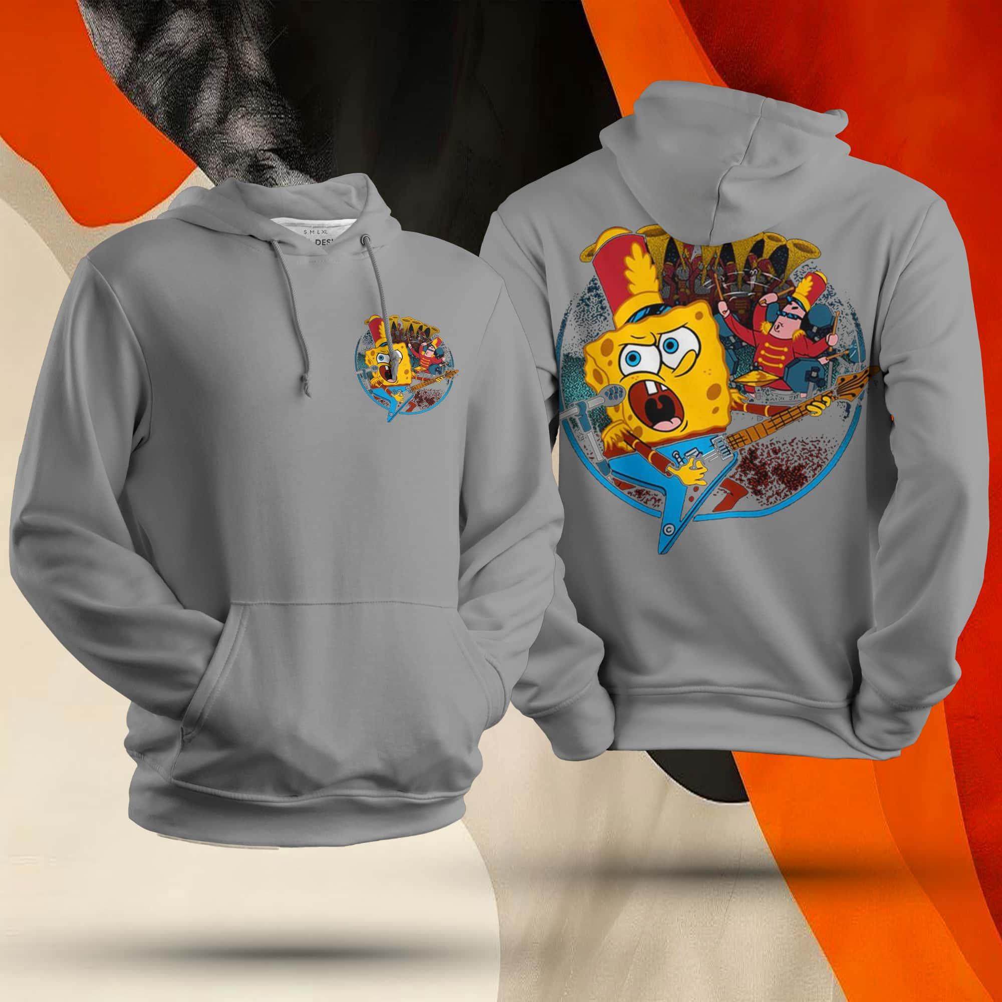 Sponge Bob Rockstar Unisex Hoodie