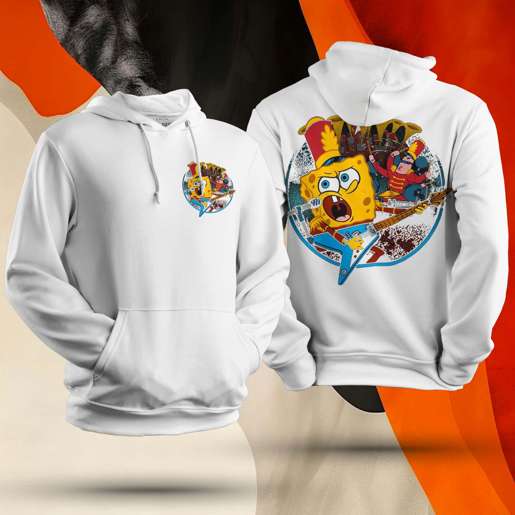 Sponge Bob Rockstar Unisex Hoodie