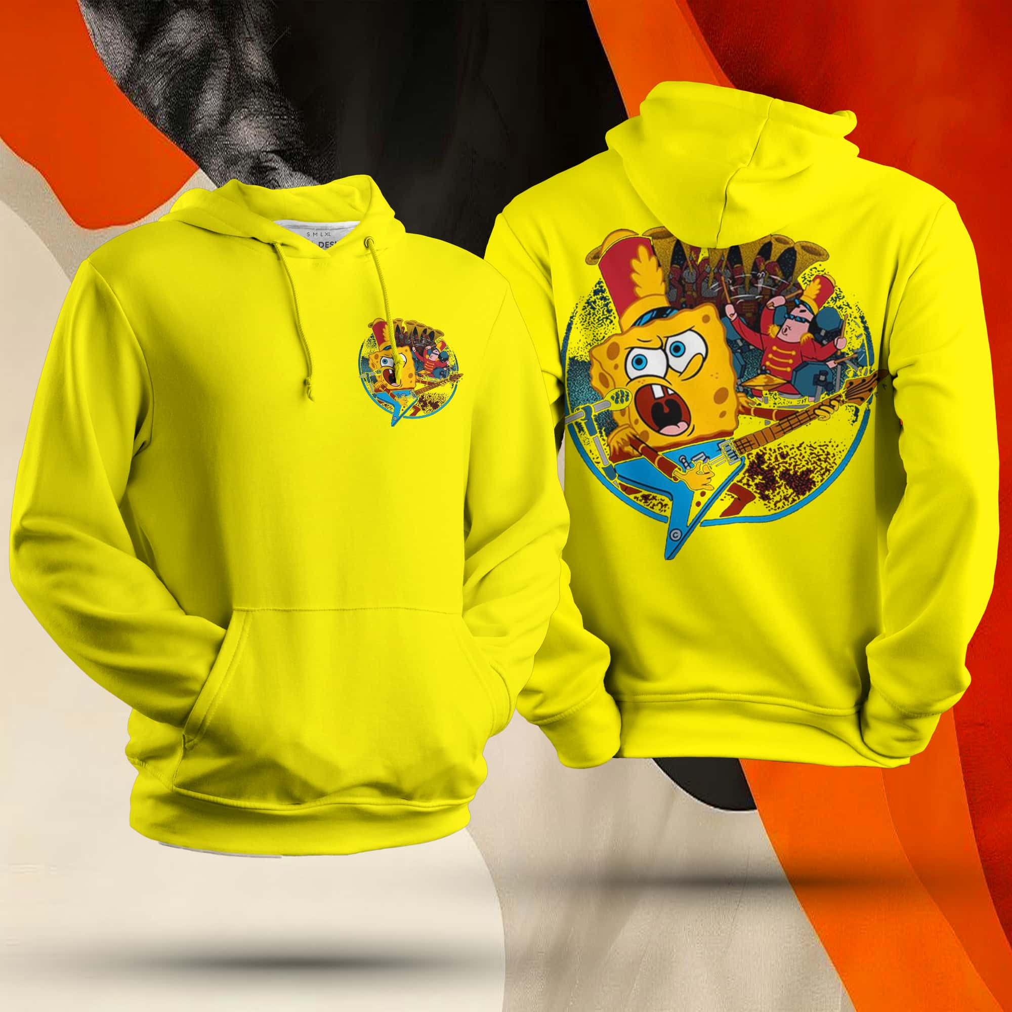 Sponge Bob Rockstar Unisex Hoodie