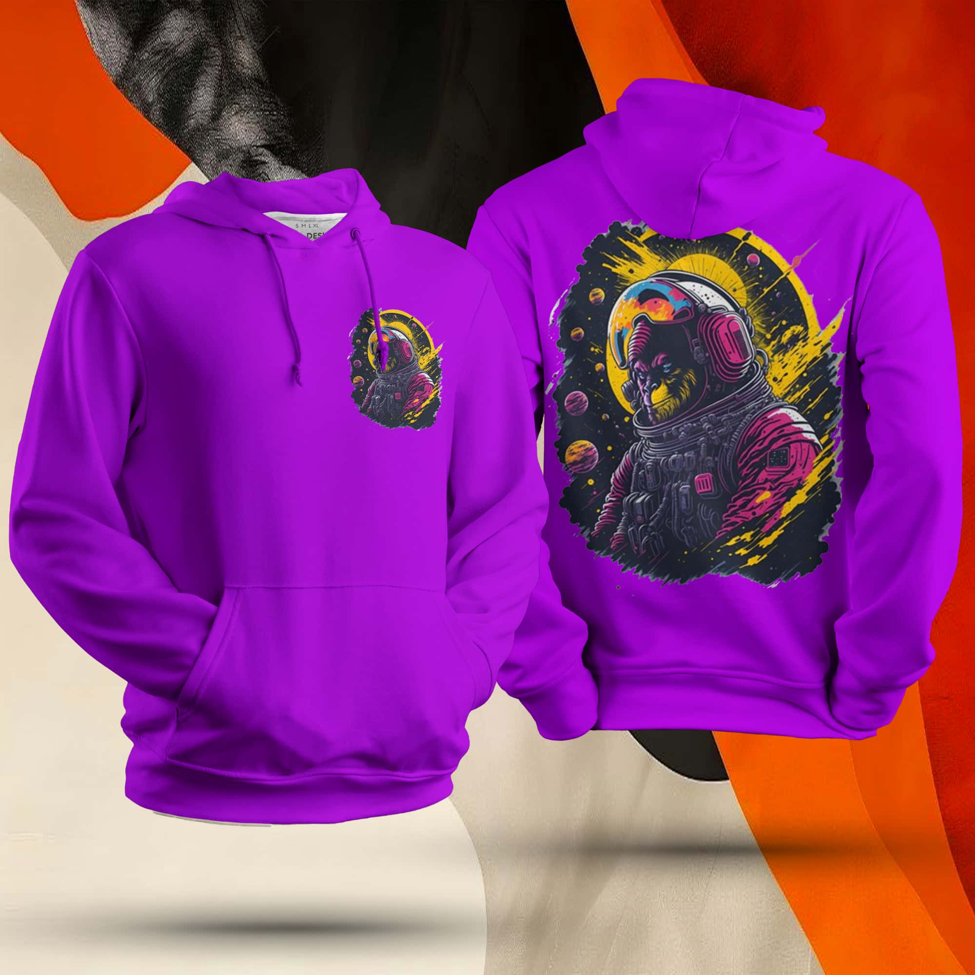 Cool Monkey Unisex Hoodie