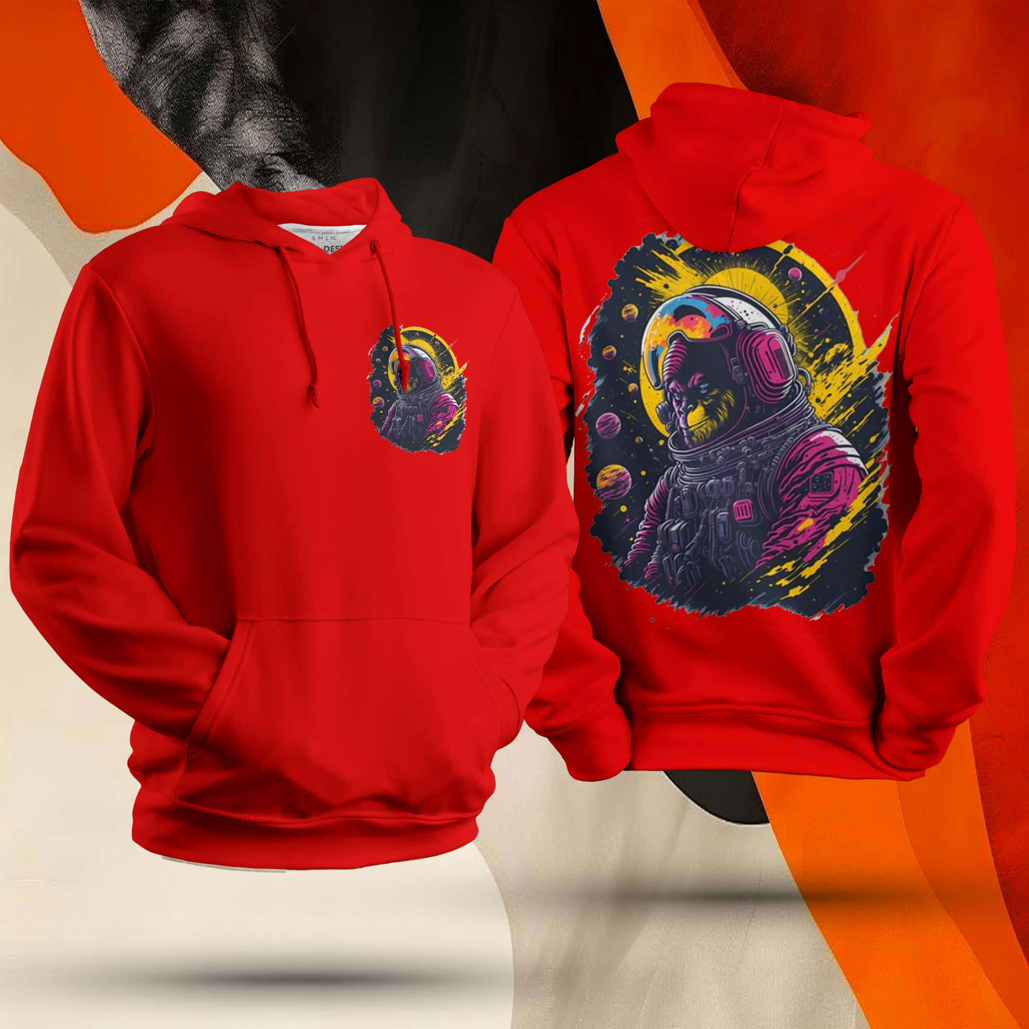 Cool Monkey Unisex Hoodie