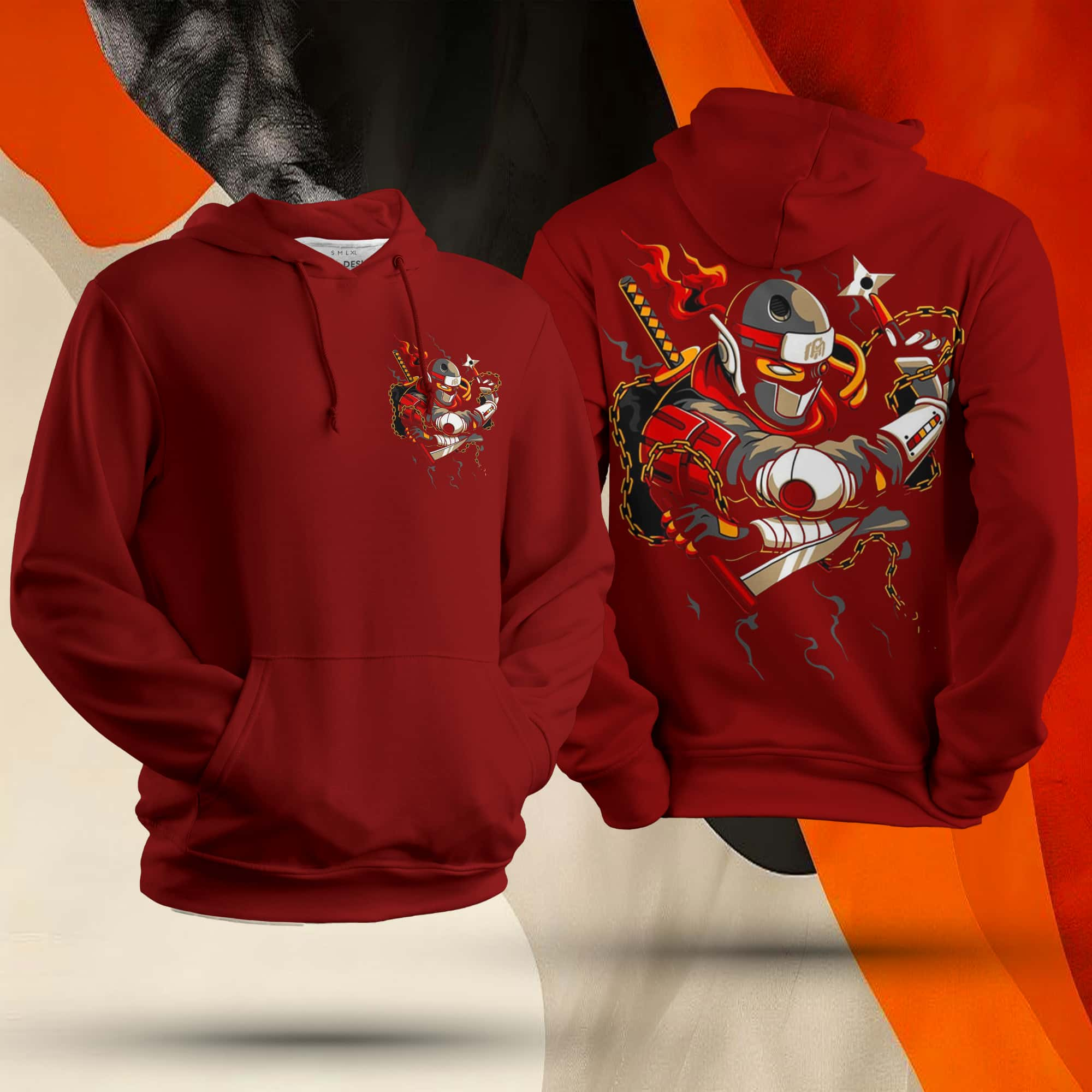 Ninja Armored Unisex Hoodie